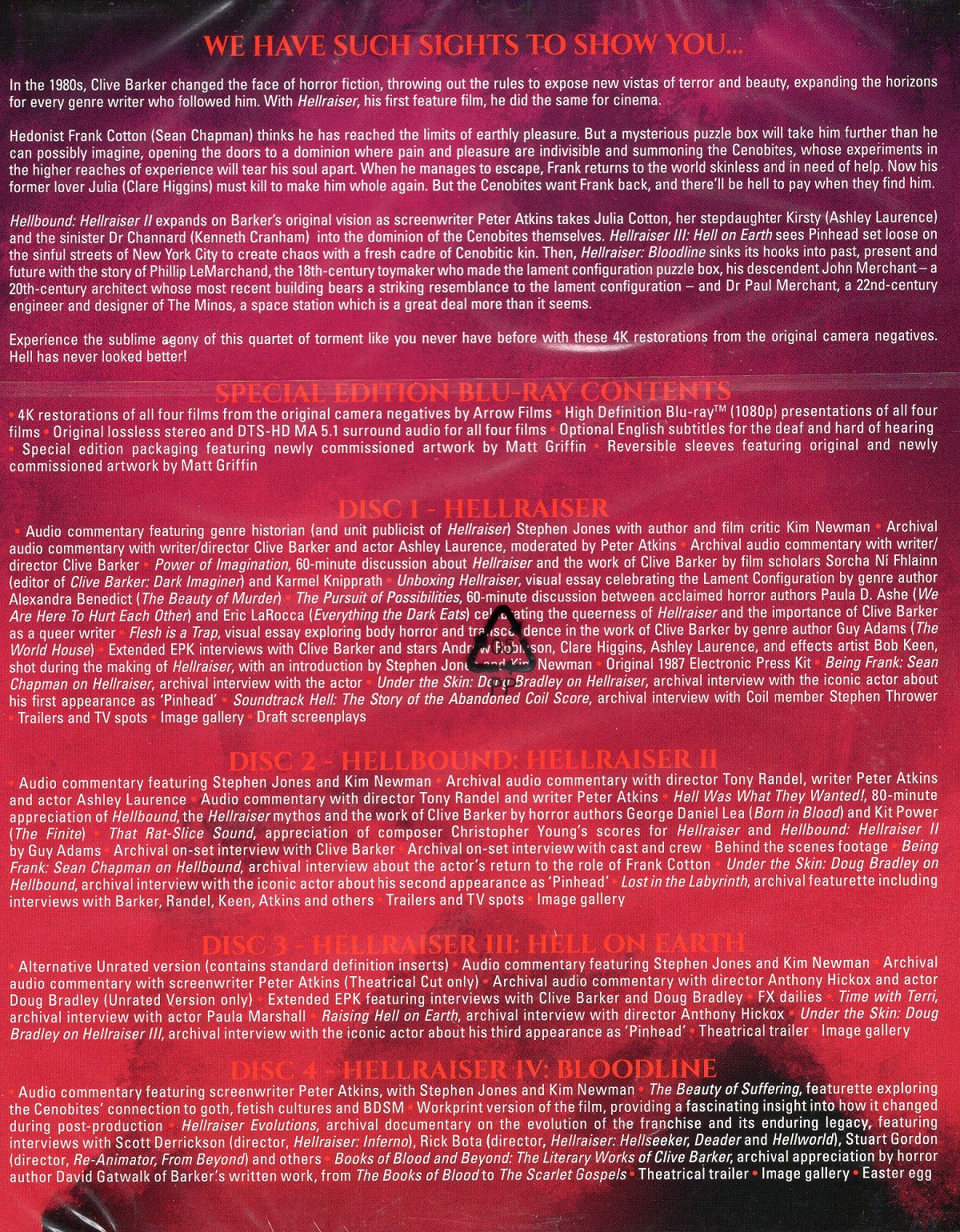 Hellraiser Tetralogy (ej svensk text) (Blu-ray) - 2