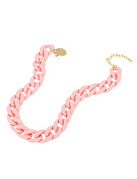 Marbella Necklace bubblegum gold