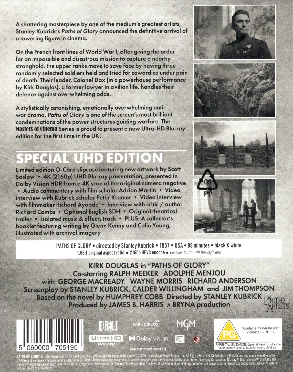 Paths of Glory (Limited Edition) (ej svensk text) (4K Ultra HD) - 2
