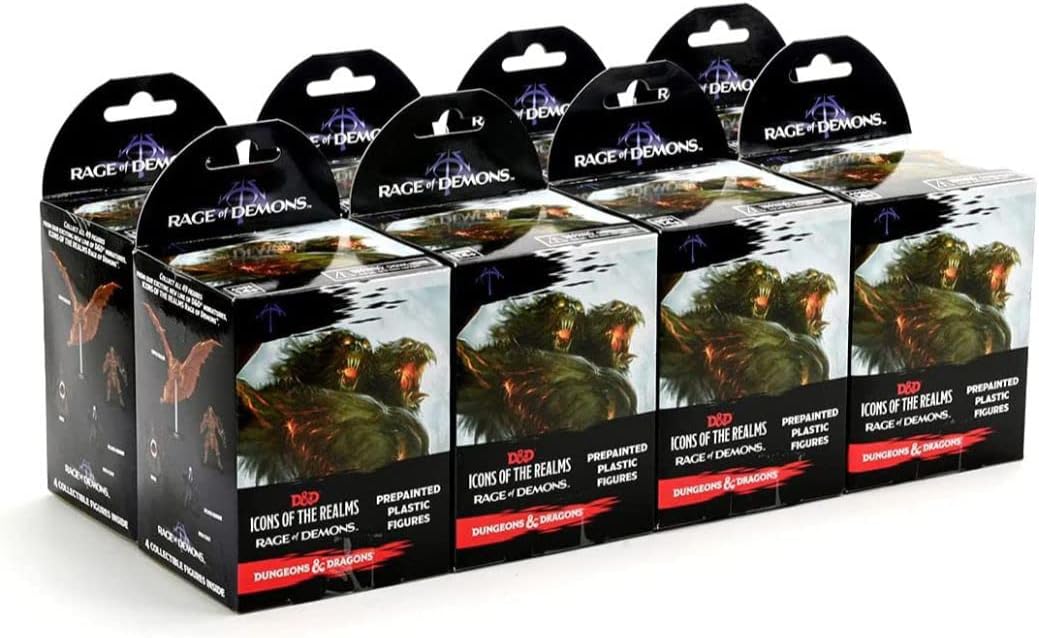 D&D Icons of the Realms - Rage of Demons Booster Brick (8)