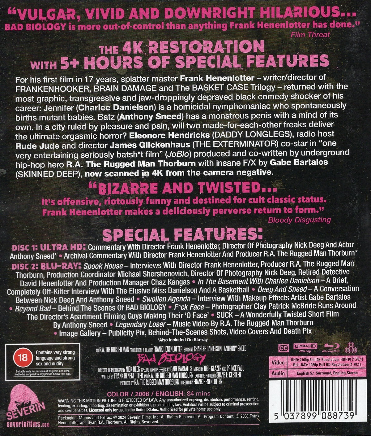 Bad Biology (ej svensk text) (4K Ultra HD + Blu-ray) - 2