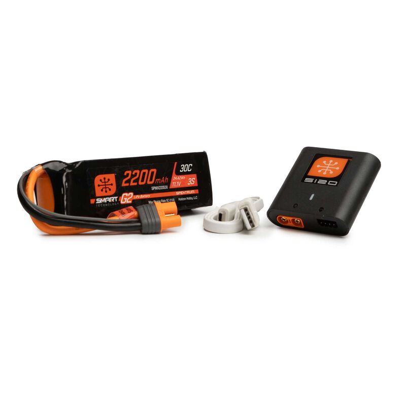 Spektrum Smart Powerstage Air Bundle 2200mAh 3S G2 LiPo Battery/S120 Charger