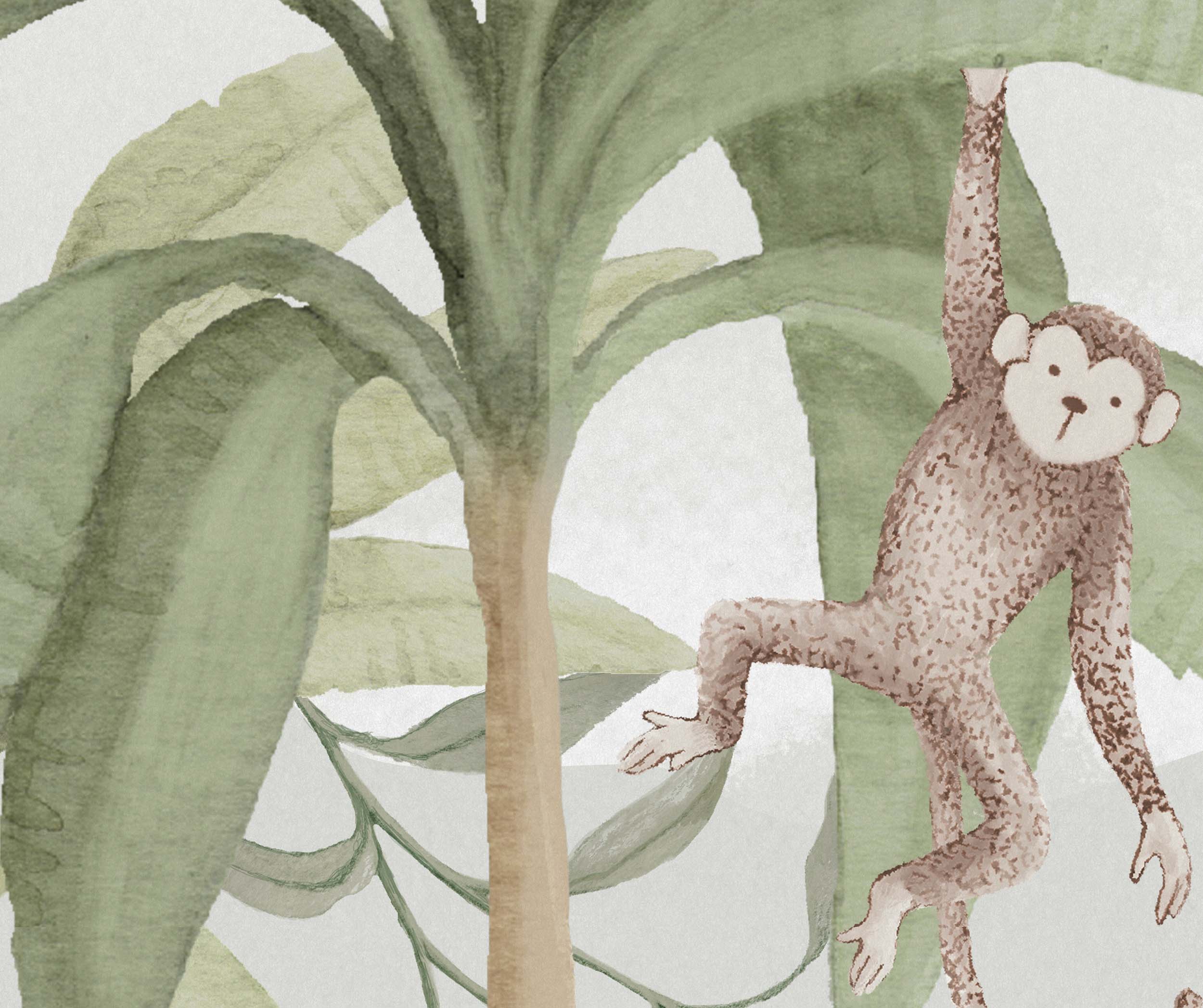 Wild Jungle Mural - 6945 - 3