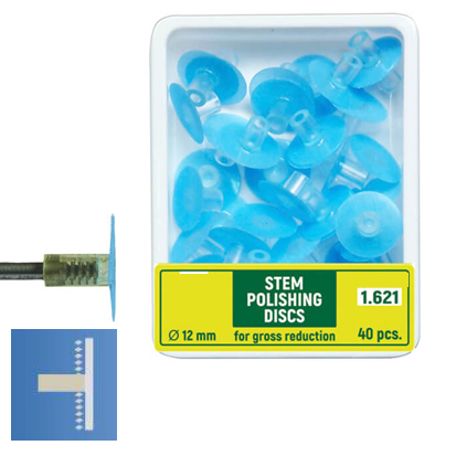 Stem Polishing Disks 12mm Coarse, 40st.