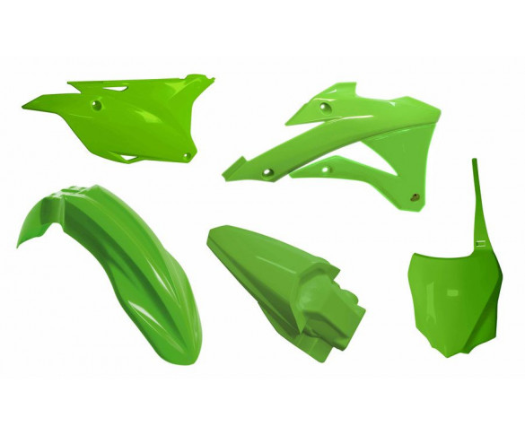 RTECH, PLASTKIT, O.E.M GRÖN, KAWASAKI  KX85