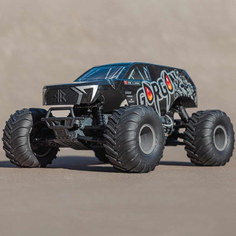 ARRMA 1/10 GORGON 4X2 MEGA 550 Brushed Monster Truck Ready-To-Assemble Kit with  - 7