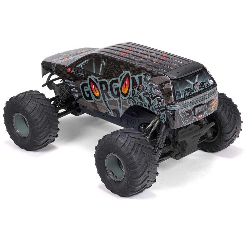ARRMA 1/10 GORGON 4X2 MEGA 550 Brushed Monster Truck Ready-To-Assemble Kit with  - 13