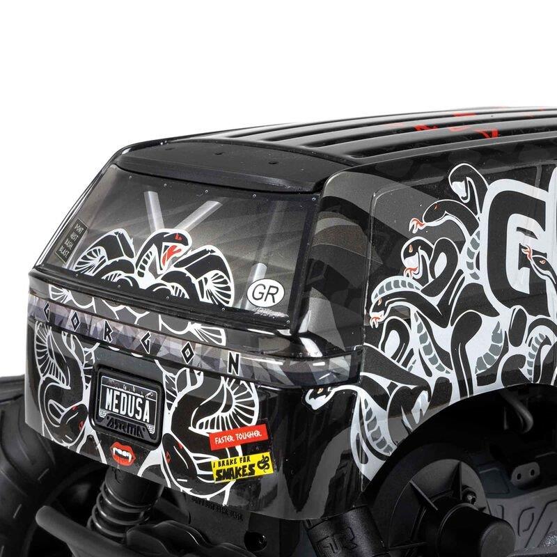 ARRMA 1/10 GORGON 4X2 MEGA 550 Brushed Monster Truck Ready-To-Assemble Kit with  - 10