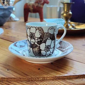 Emma brun kaffekopp från Gustavsberg 