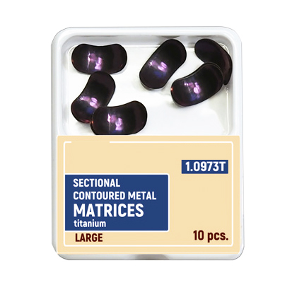 Sektionsmatris Titanium Large, 10st.