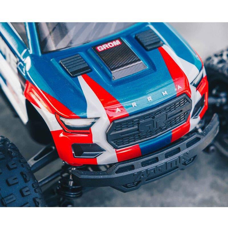 ARRMA 1/18 GRANITE GROM MEGA 380 Brushed 4X4 MT RTR, Battery & Charger, Blue - 10