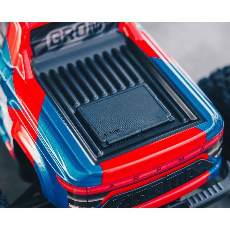 ARRMA 1/18 GRANITE GROM MEGA 380 Brushed 4X4 MT RTR, Battery & Charger, Blue - 11