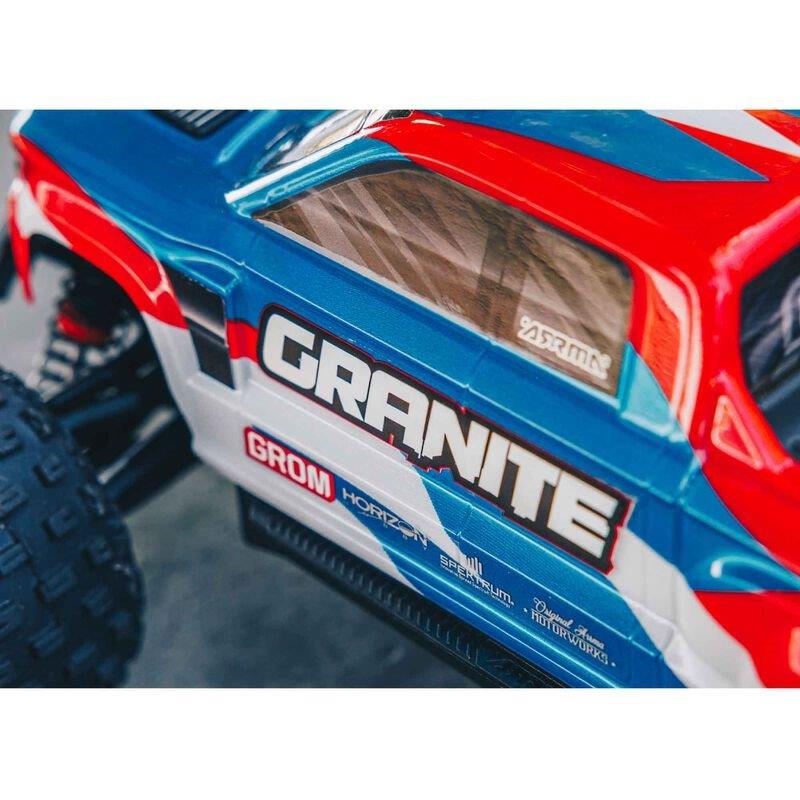 ARRMA 1/18 GRANITE GROM MEGA 380 Brushed 4X4 MT RTR, Battery & Charger, Blue - 9