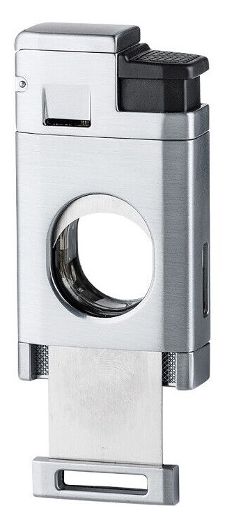 Filip III Jet Lighter - Inbyggd S-Cutter Chrome