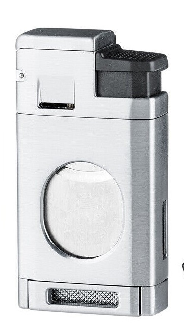 Filip III Jet Lighter - Inbyggd S-Cutter Chrome