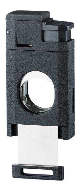 Filip III Jet Lighter - Inbyggd S-Cutter Black