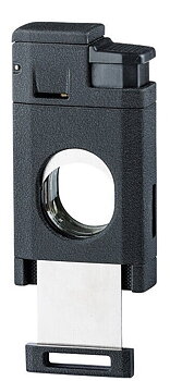 Filip III Jet Lighter - Inbyggd S-Cutter Black