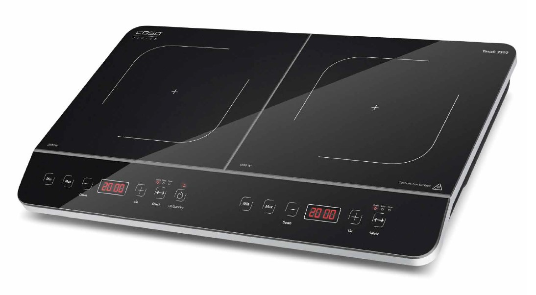Caso induction hob Touch 3500, double