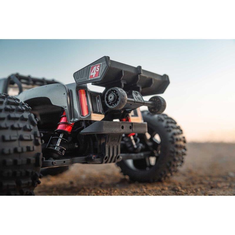 ARRMA 1/10 OUTCAST 4X4 4S V2 BLX Stunt Truck RTR, Gunmetal - 9