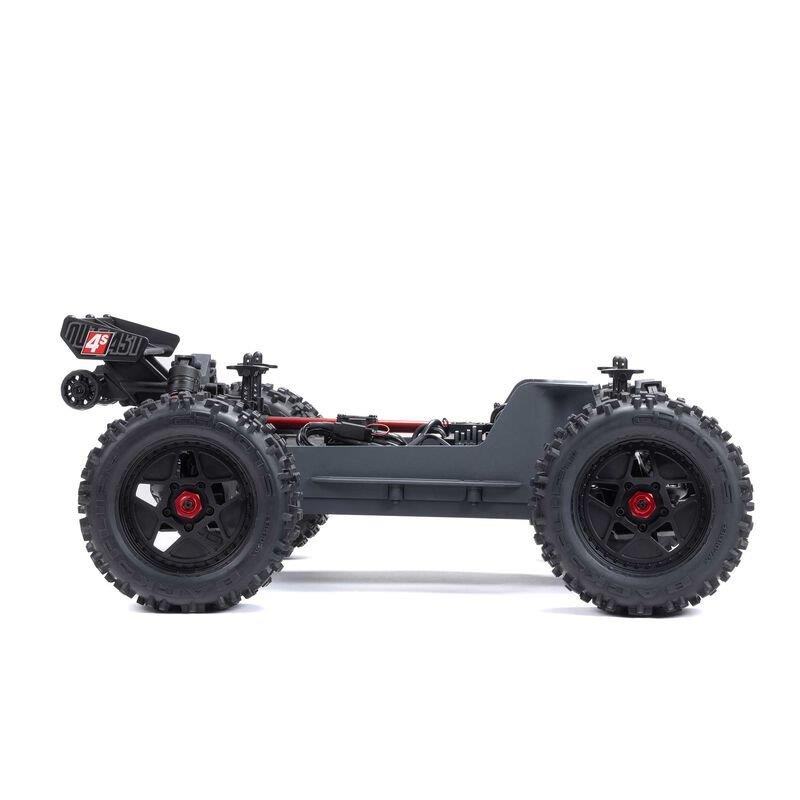 ARRMA 1/10 OUTCAST 4X4 4S V2 BLX Stunt Truck RTR, Gunmetal - 16