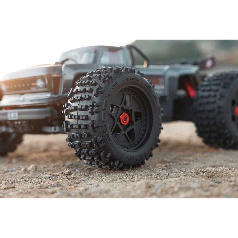 ARRMA 1/10 OUTCAST 4X4 4S V2 BLX Stunt Truck RTR, Gunmetal - 8