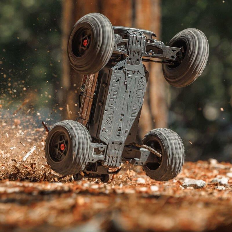 ARRMA 1/10 OUTCAST 4X4 4S V2 BLX Stunt Truck RTR, Gunmetal - 6