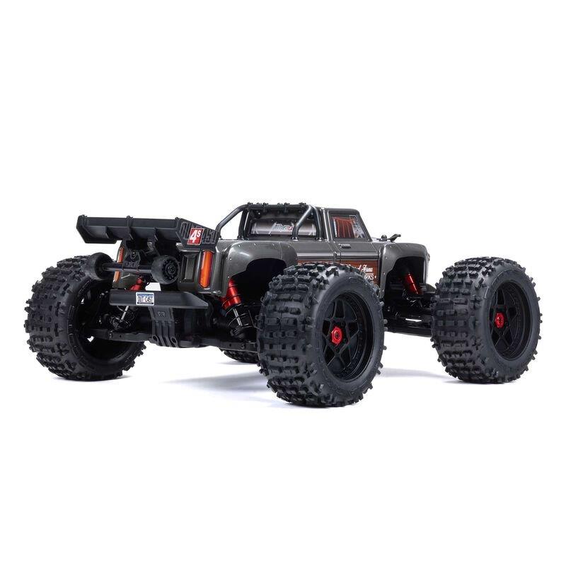 ARRMA 1/10 OUTCAST 4X4 4S V2 BLX Stunt Truck RTR, Gunmetal - 12