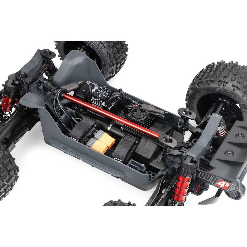 ARRMA 1/10 OUTCAST 4X4 4S V2 BLX Stunt Truck RTR, Gunmetal - 17
