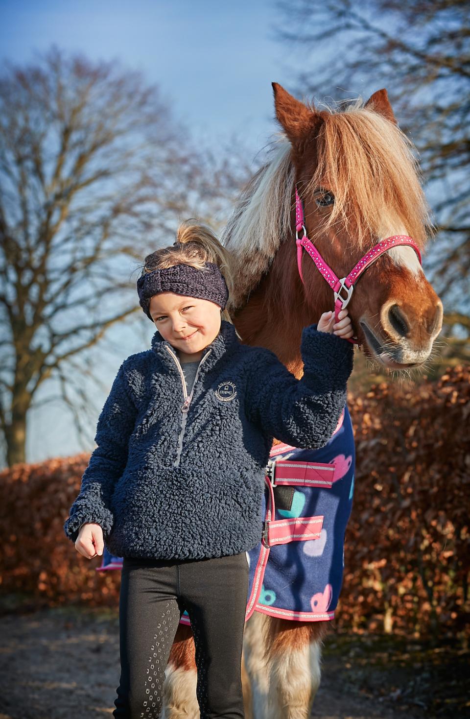 Horse Guard Lucky heart TYKT dobbelt fleece dekken 105 CM - 5