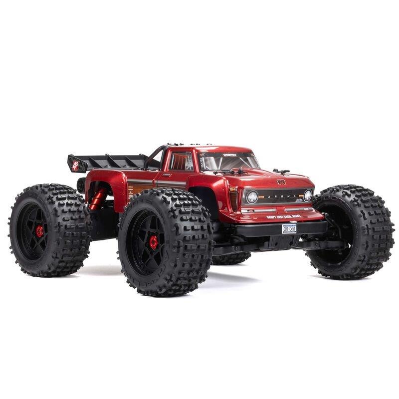 ARRMA 1/10 OUTCAST 4X4 4S V2 BLX Stunt Truck RTR, Red - 10