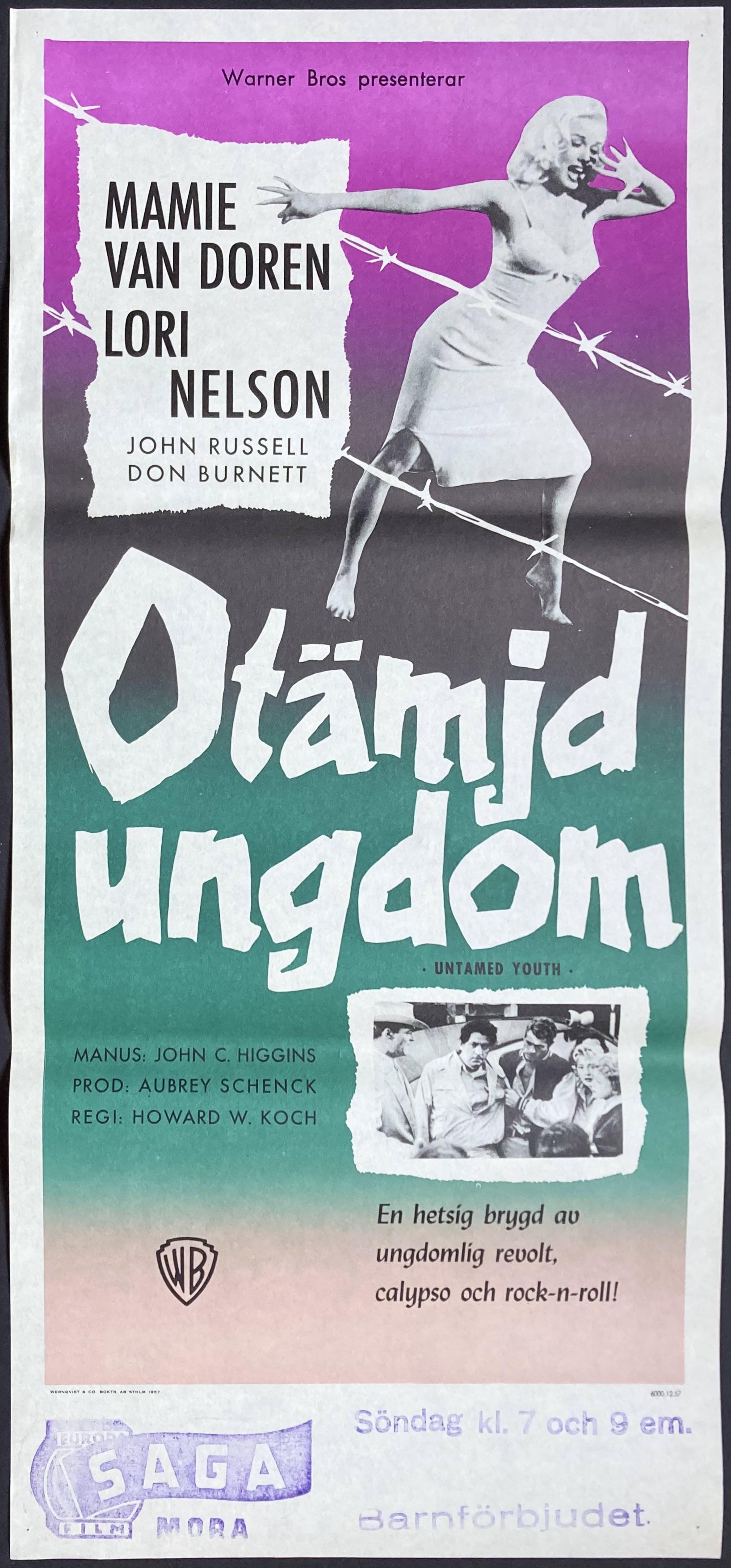 UNTAMED YOUTH (1957)