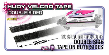 Velcro Tape With Double Sided Tape 8x500mm