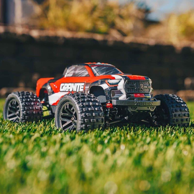 ARRMA 1/18 GRANITE GROM MEGA 380 Brushed 4X4 MT RTR with Battery & Charger, Red - 4