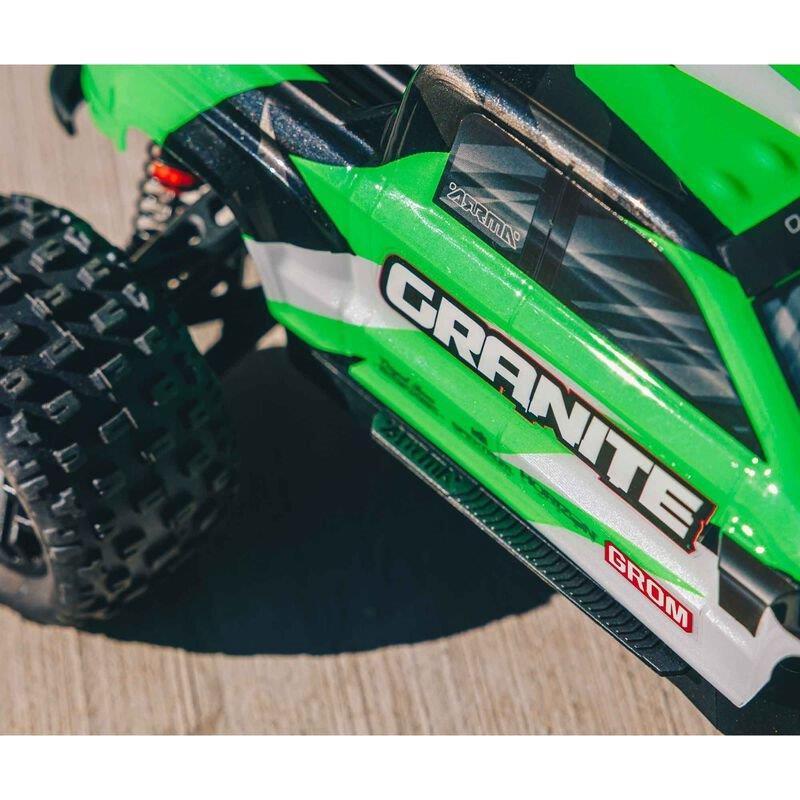 ARRMA 1/18 GRANITE GROM MEGA 380 Brushed 4X4 MT RTR with Battery & Charger,Green - 10