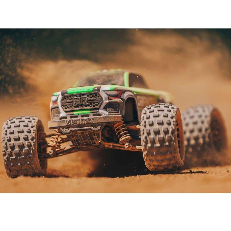 ARRMA 1/18 GRANITE GROM MEGA 380 Brushed 4X4 MT RTR with Battery & Charger,Green - 4