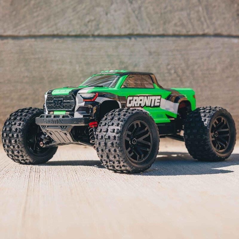 ARRMA 1/18 GRANITE GROM MEGA 380 Brushed 4X4 MT RTR with Battery & Charger,Green - 6