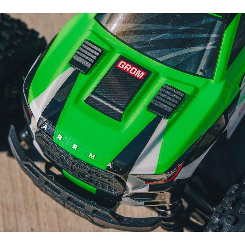 ARRMA 1/18 GRANITE GROM MEGA 380 Brushed 4X4 MT RTR with Battery & Charger,Green - 9