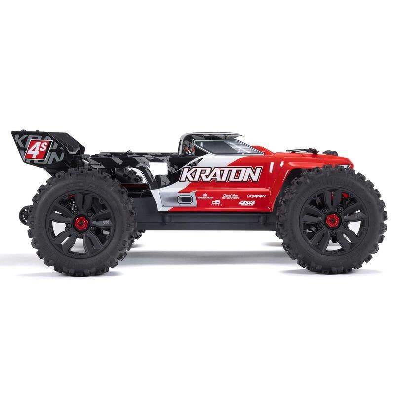 ARRMA 1/10 KRATON 4X4 4S V2 BLX Speed Monster Truck RTR, Red - 9