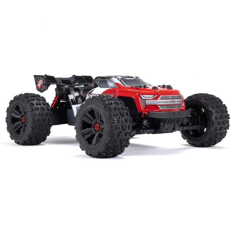 ARRMA 1/10 KRATON 4X4 4S V2 BLX Speed Monster Truck RTR, Red - 8