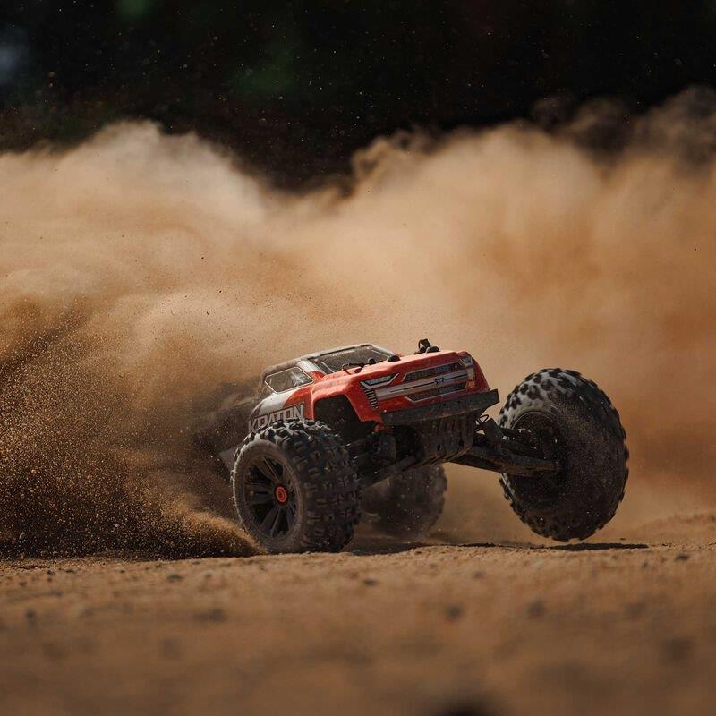ARRMA 1/10 KRATON 4X4 4S V2 BLX Speed Monster Truck RTR, Red - 4