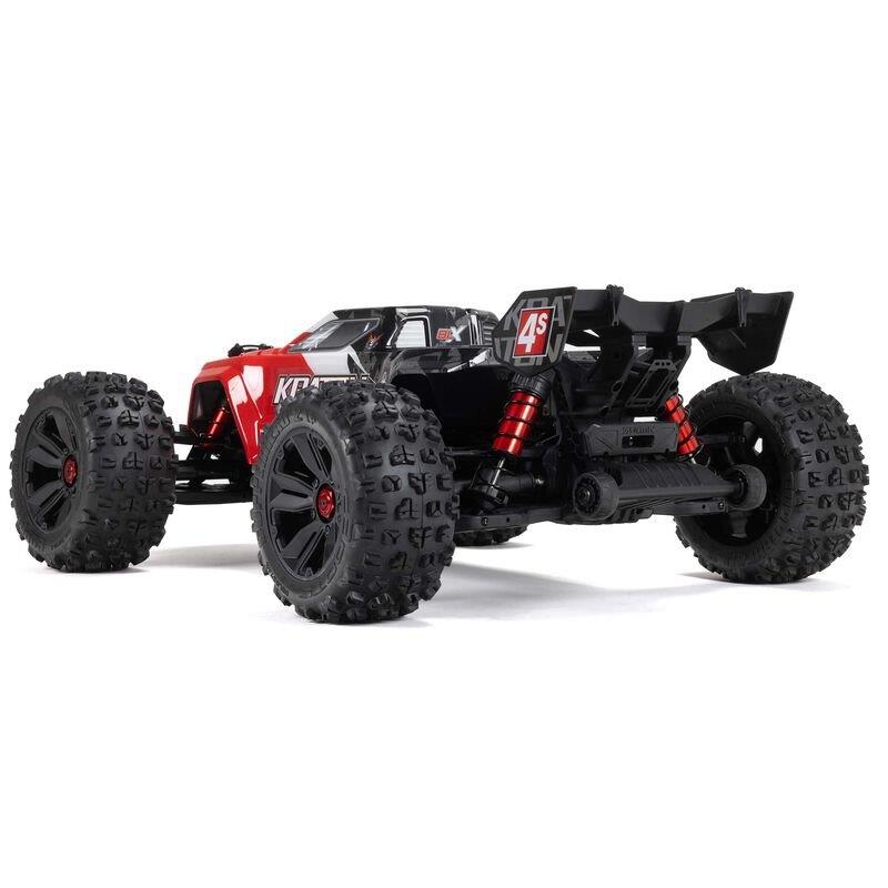 ARRMA 1/10 KRATON 4X4 4S V2 BLX Speed Monster Truck RTR, Red - 11