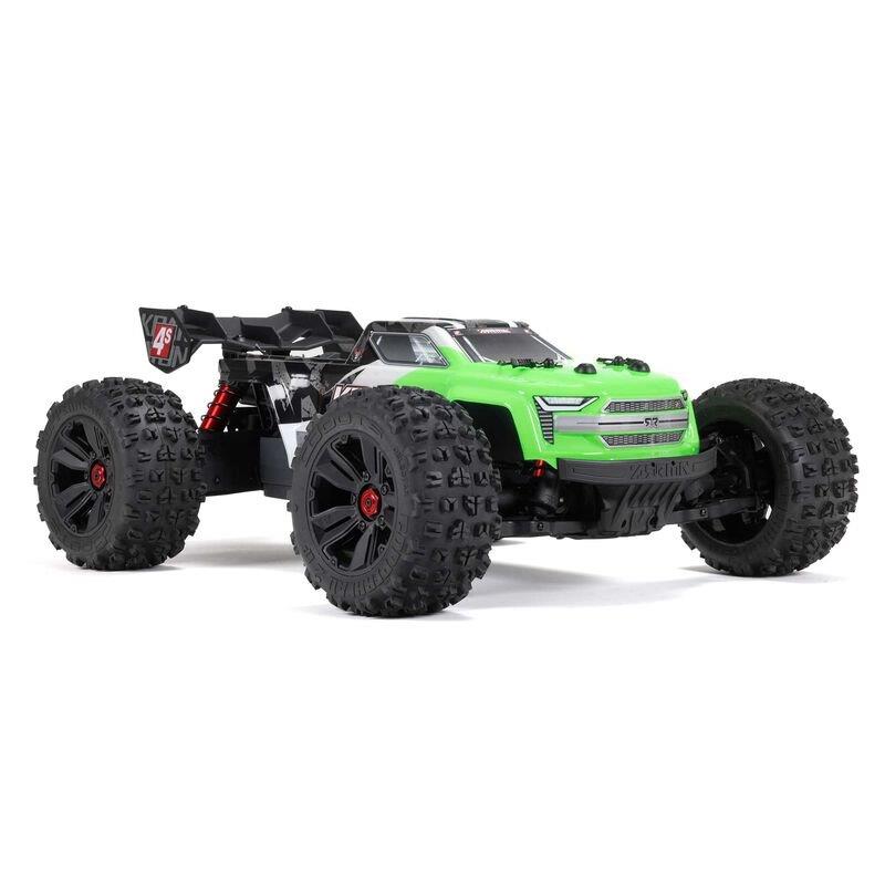 ARRMA 1/10 KRATON 4X4 4S V2 BLX Speed Monster Truck RTR, Green - 8