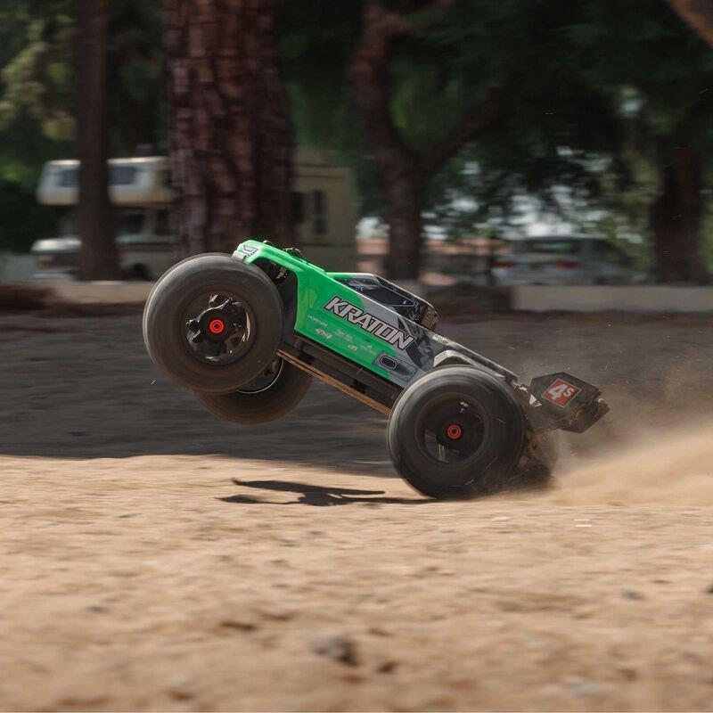 ARRMA 1/10 KRATON 4X4 4S V2 BLX Speed Monster Truck RTR, Green - 6