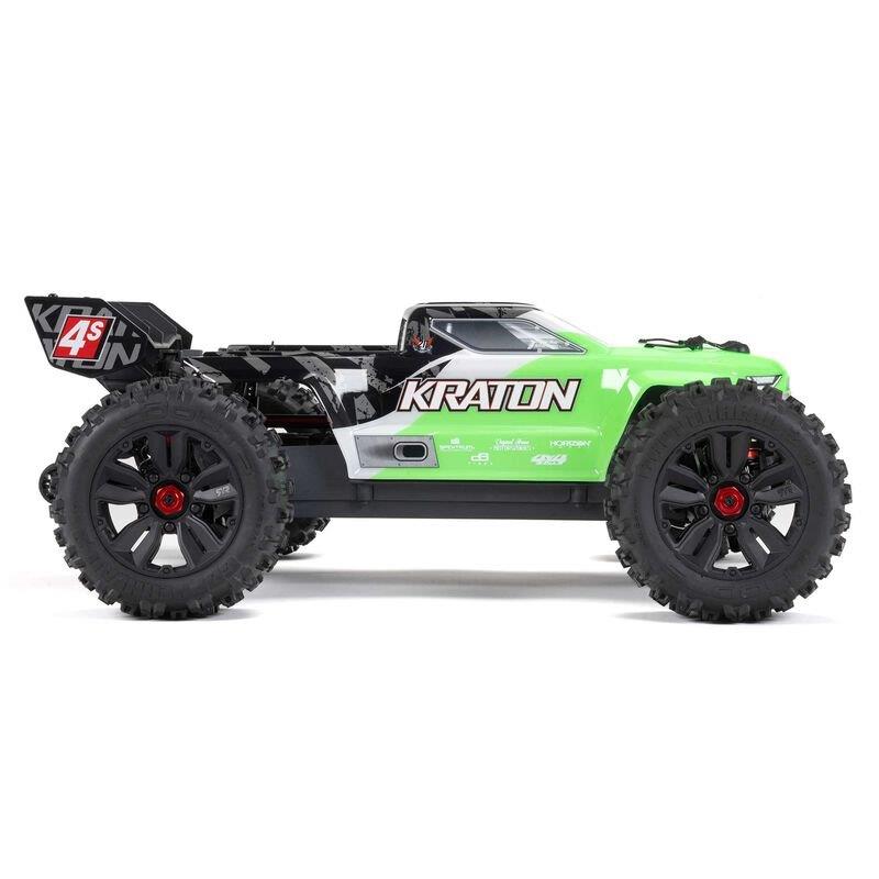 ARRMA 1/10 KRATON 4X4 4S V2 BLX Speed Monster Truck RTR, Green - 9