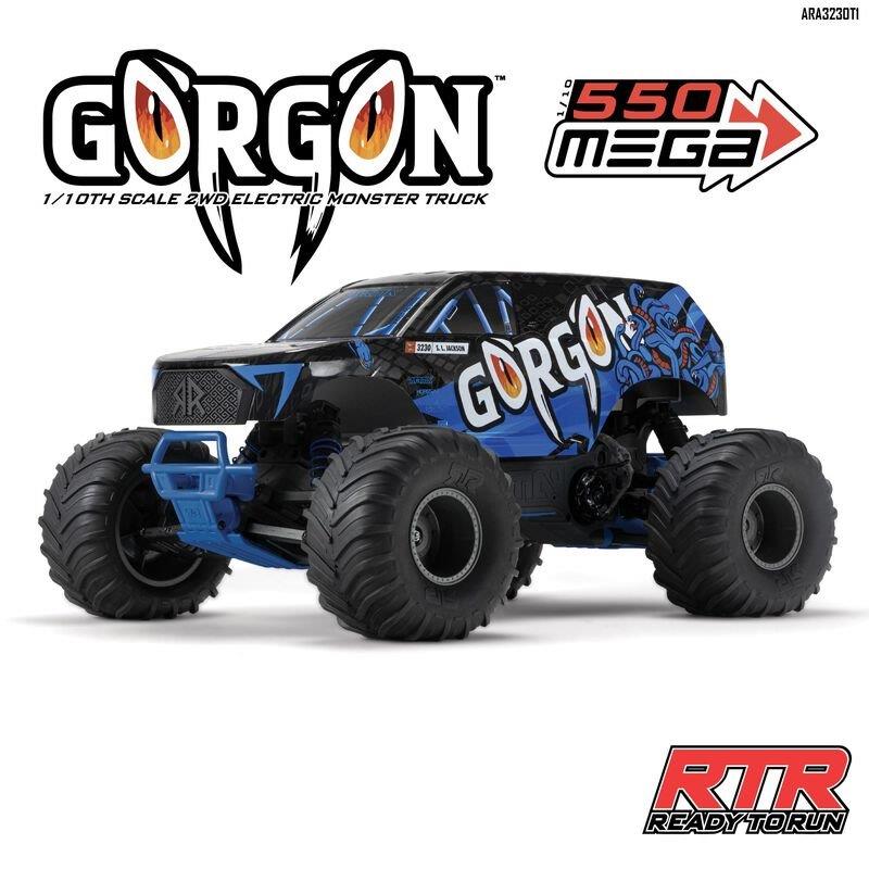 ARRMA 1/10 GORGON 4X2 MEGA 550 Brushed Monster Truck RTR - 25