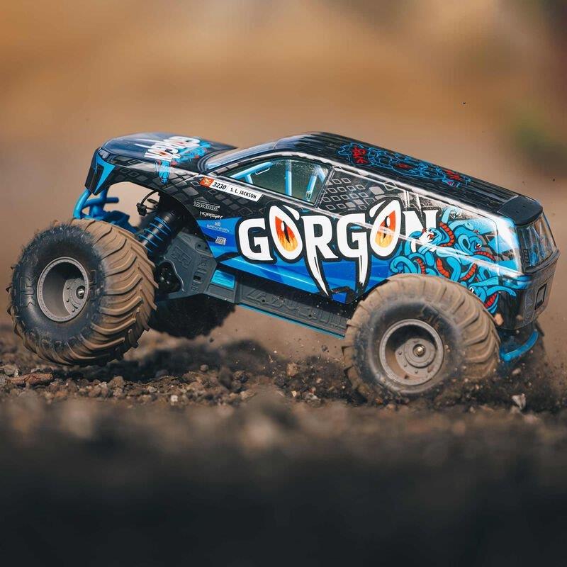 ARRMA 1/10 GORGON 4X2 MEGA 550 Brushed Monster Truck RTR - 5