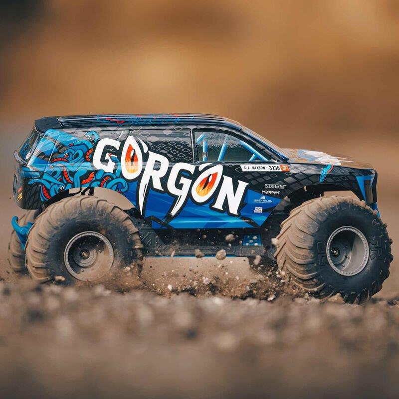 ARRMA 1/10 GORGON 4X2 MEGA 550 Brushed Monster Truck RTR - 6