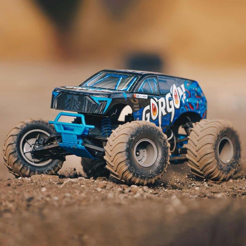 ARRMA 1/10 GORGON 4X2 MEGA 550 Brushed Monster Truck RTR - 8
