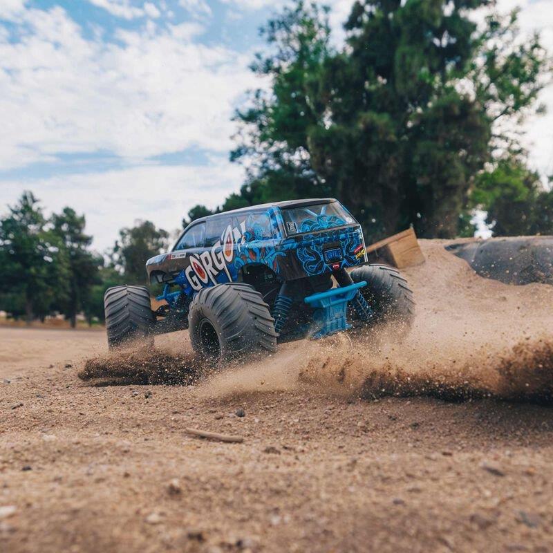 ARRMA 1/10 GORGON 4X2 MEGA 550 Brushed Monster Truck RTR - 7