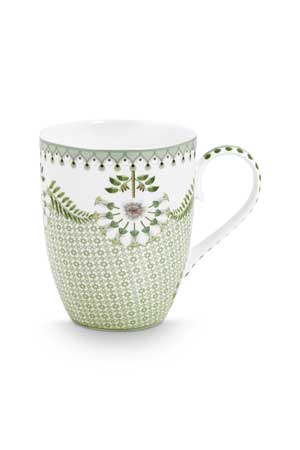 Pip Studio Mugg Lily & Lotus Tiles Light Green